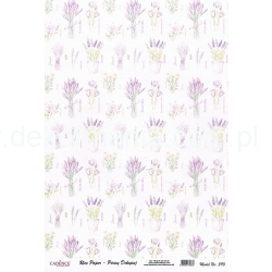 CADENCE Papier ryżowy  format A4  ( 393 ) lawenda